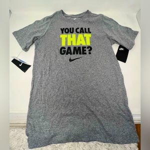 Nike you call they game athletic youth tee shirt
